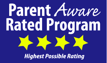 Parent Aware logo with 4 star rating